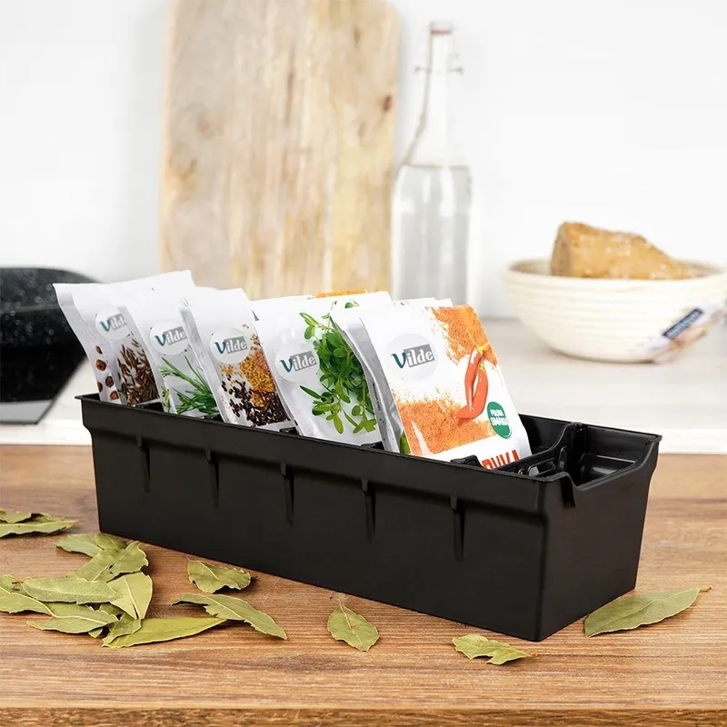 Organizer Pojemnik Na Przyprawy Z Przegródkami 30 x 13 cm MEBLIVA