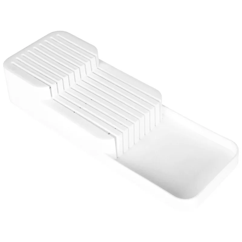 Organizer Na Noże Do Szuflady 39 x 14,5 x 7,5 cm Na 18 Noży MEBLIVA - Biały