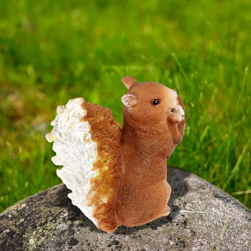 Figurka Ogrodowa Wiewiórka 15x8x15 cm GARDIVA