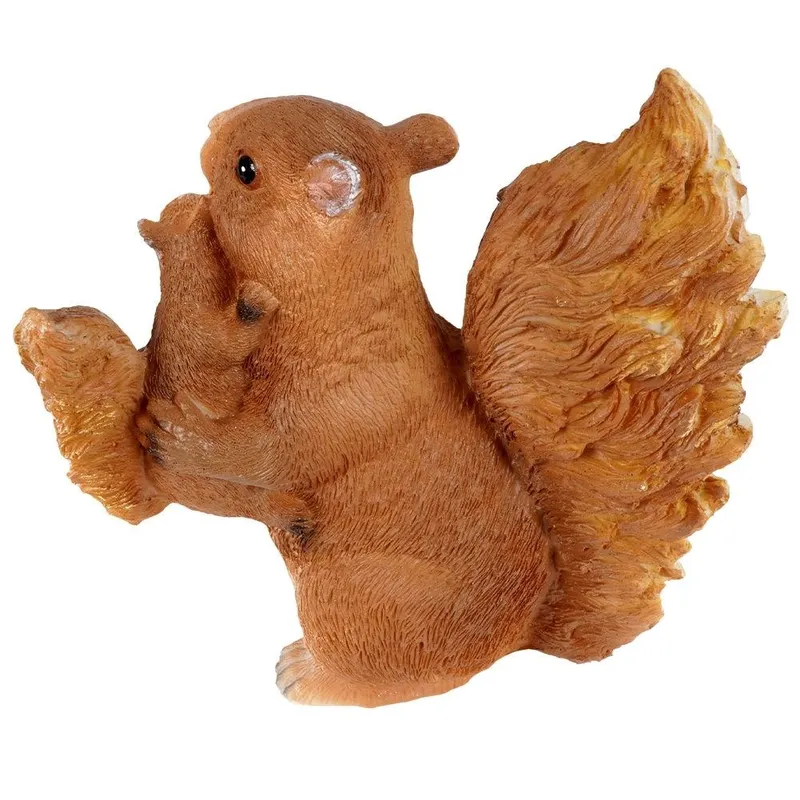 Figurka Ogrodowa Wiewiórka 15x8x15 cm GARDIVA