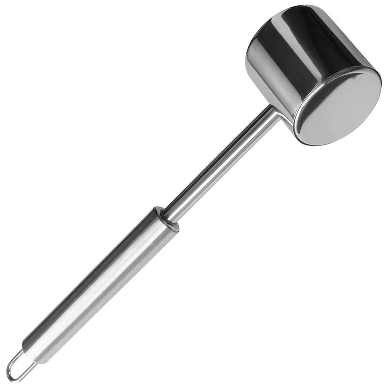 Tłuczek Do Mięsa Metalowy Dwustronny Z Wypustkami Solidny 27 cm MEBLIVA