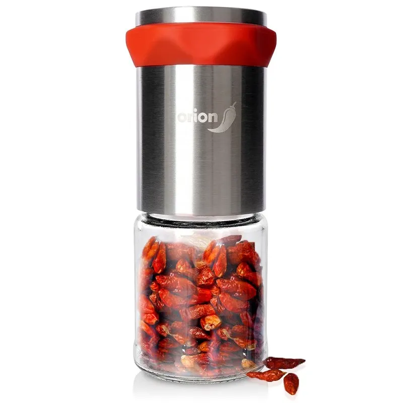 Młynek Do Mielenia Papryczek Chilli Przypraw Stalowy Ręczny 14 cm MEBLIVA