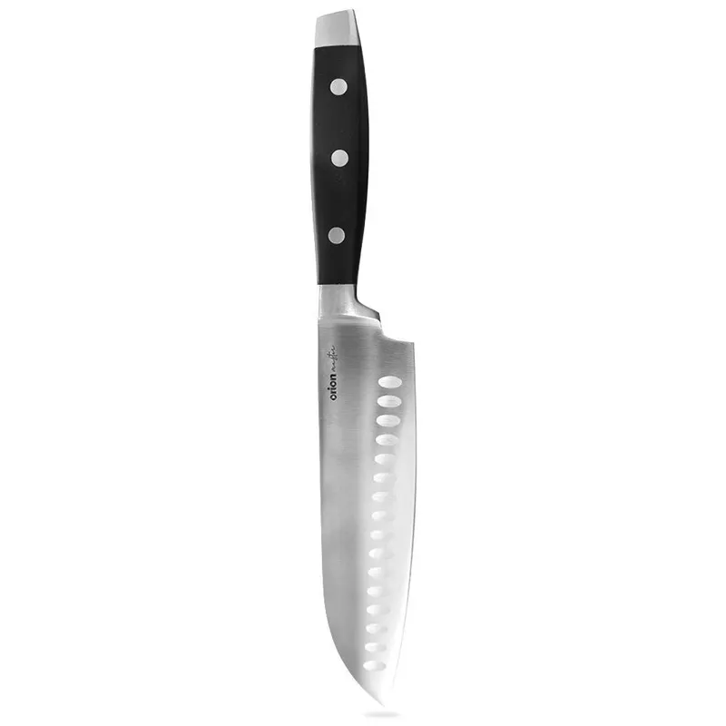 Nóż Santoku Do Mięsa Ryb Owoców Stalowy Japoński Solidny 33 x 5 cm MEBLIVA