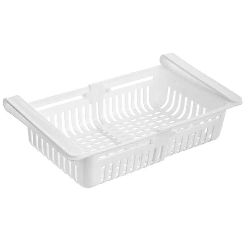 Organizer Do Lodówki Podpółkowy Rozsuwany 21-28,7 cm MEBLIVA - Biały