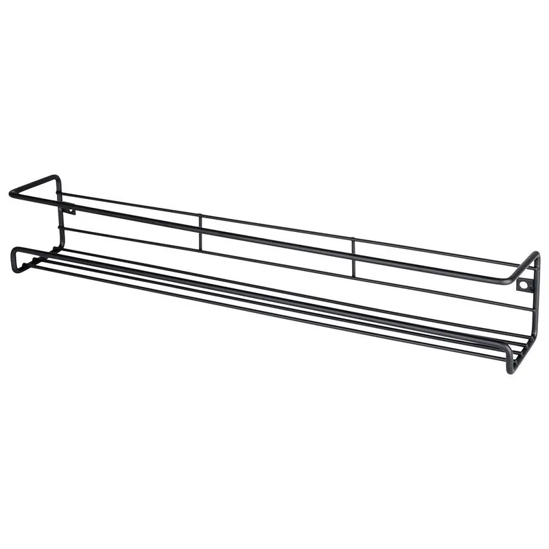 Półka Na Przyprawy Metalowa Wisząca LOFT 40 x 65 cm MEBLIVA - Czarna