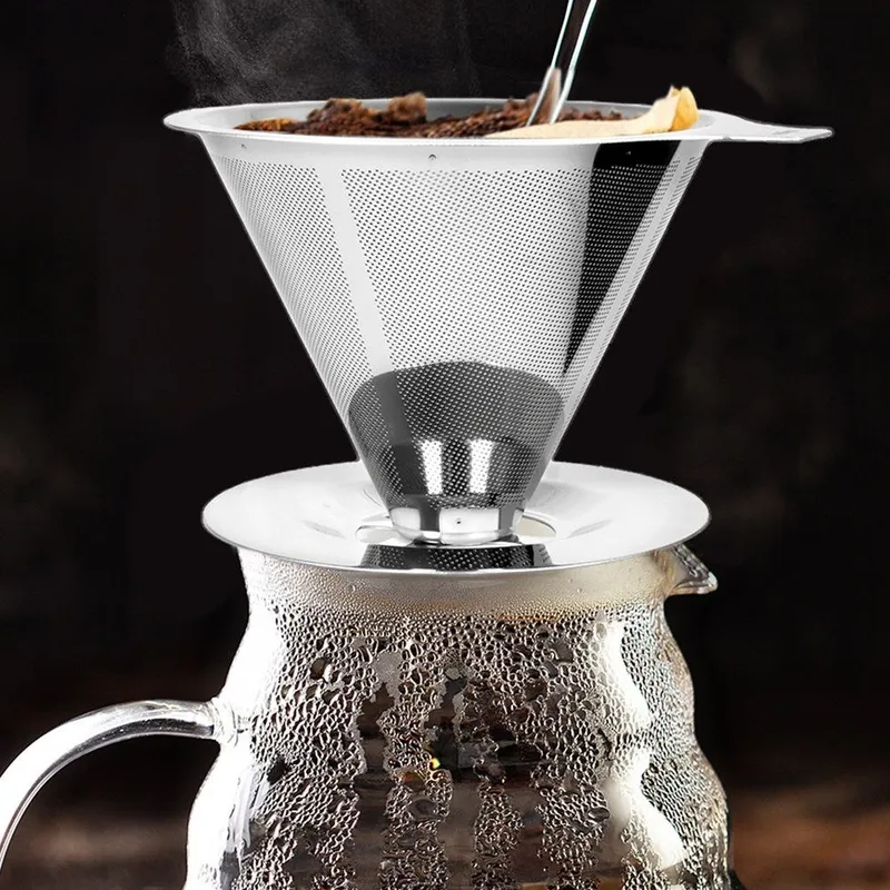 Stalowy Filtr Do Parzenia Kawy Sitkowy Do Szklanki MEBLIVA