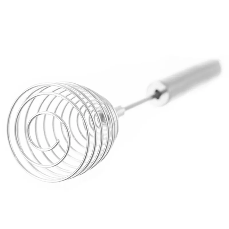 Trzepaczka Spiralna Do Ubijania Jajek I Sosów 26 cm Stal Nierdzewna MEBLIVA