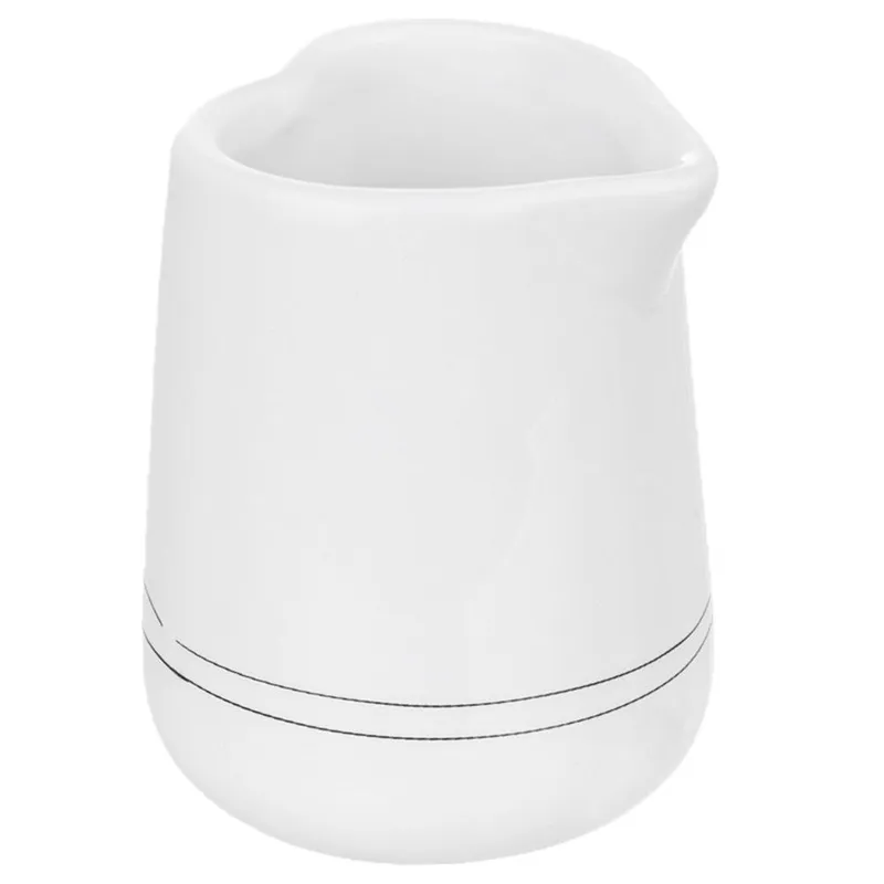 Mlecznik Ceramiczny SERCE 120 ml Z Dzióbkiem Do Zmywarki MEBLIVA - Biały