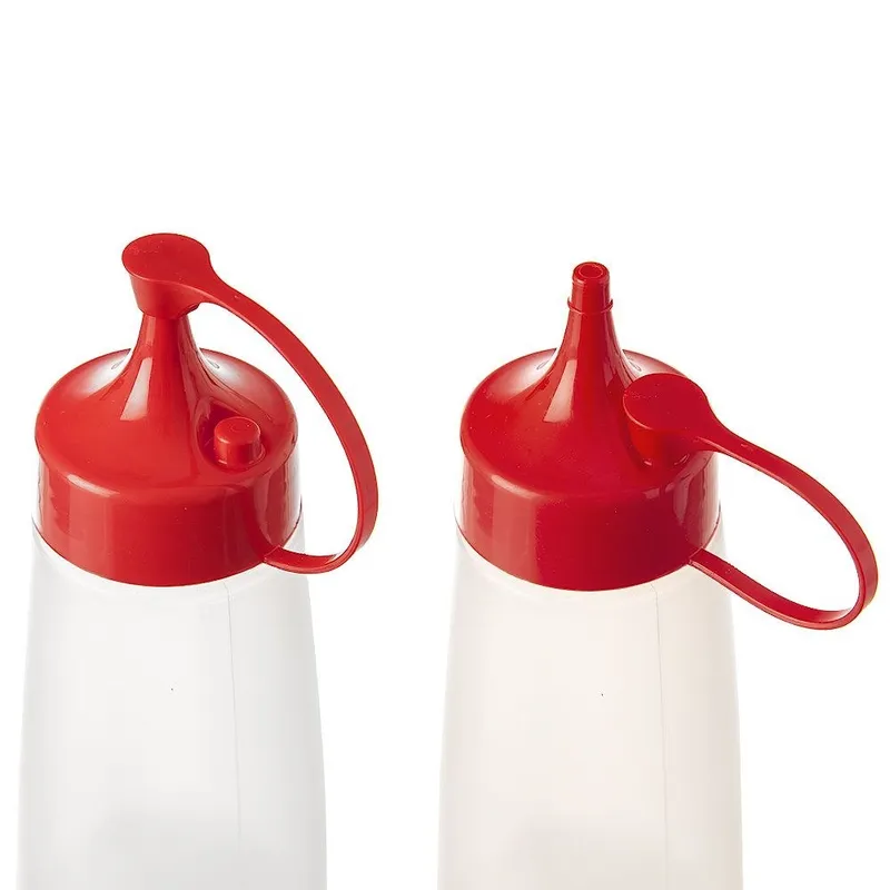 Butelka Do Sosów Musztardy Ketchupu Lukru 525 ml Z Dozownikiem MEBLIVA