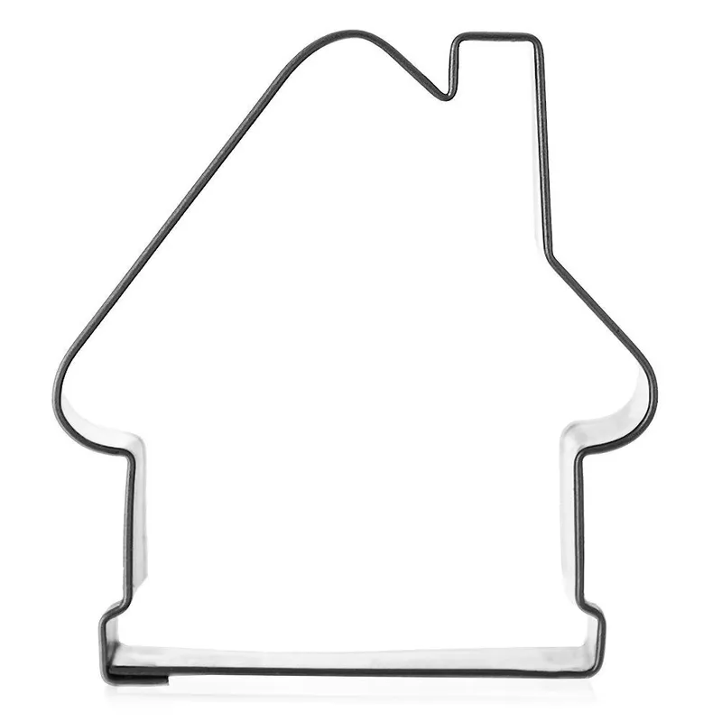 Wykrawacz Do Ciastek Domek 5,5 cm Stal Nierdzewna Solidny MEBLIVA