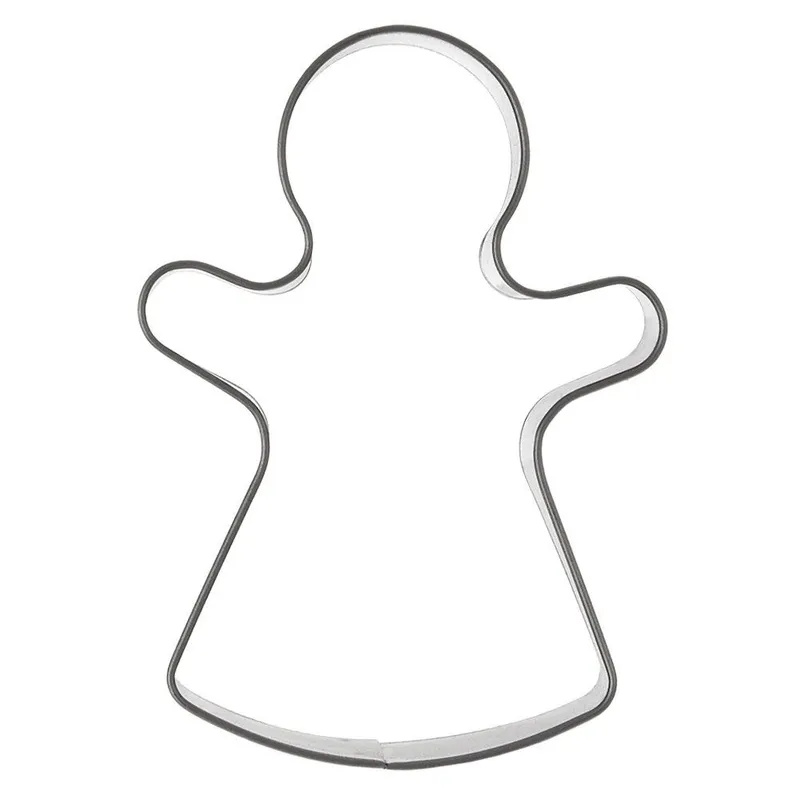 Wykrawacz Do Ciastek Lalka 6,8 x 5 cm Stal Nierdzewna Do Zmywarki MEBLIVA