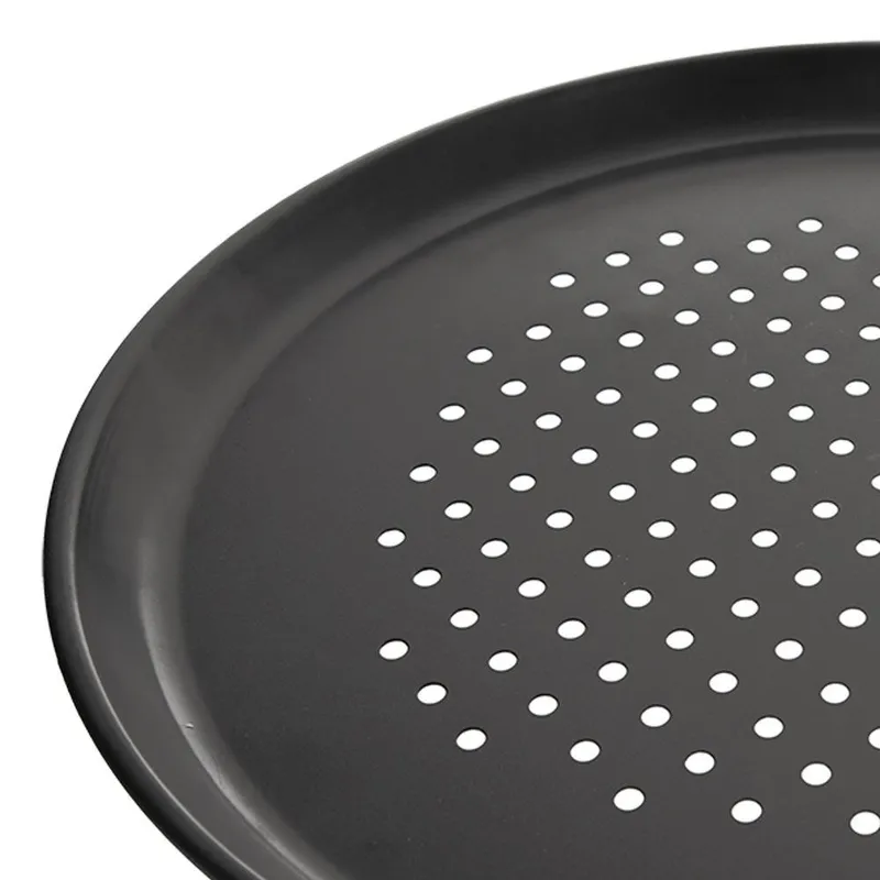 Forma Do Pizzy Perforowana Dno Teflon 32 cm Metal Nieprzywierająca MEBLIVA
