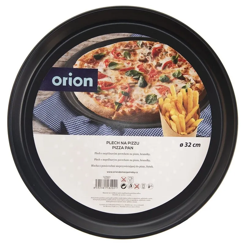 Forma Do Pizzy Perforowana Dno Teflon 32 cm Metal Nieprzywierająca MEBLIVA