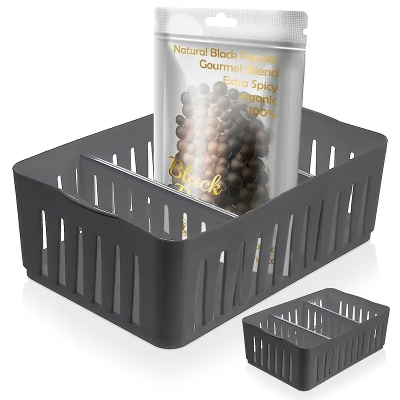 Organizer Pojemnik Na Przyprawy Dzielony Zmywarka 24 x 16 cm MEBLIVA