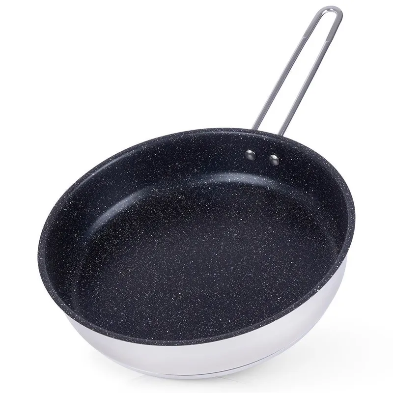 Patelnia Stalowa Do Smażenia Nieprzywierająca Trwała GRANDE 26 cm MEBLIVA
