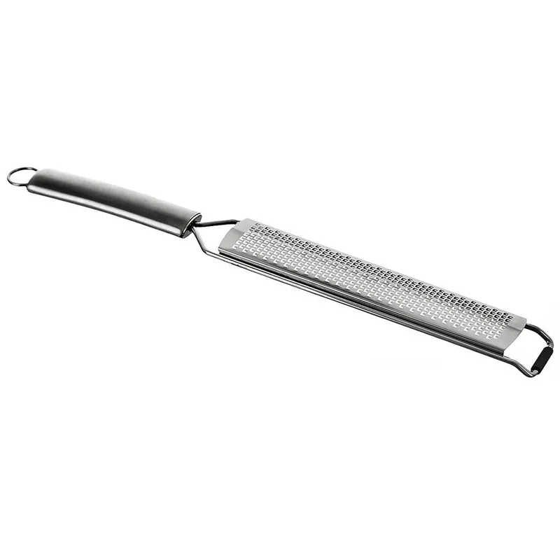 Tarka Kuchenna Płaska Stalowa 38 cm Drobne Wiórki Etui MEBLIVA