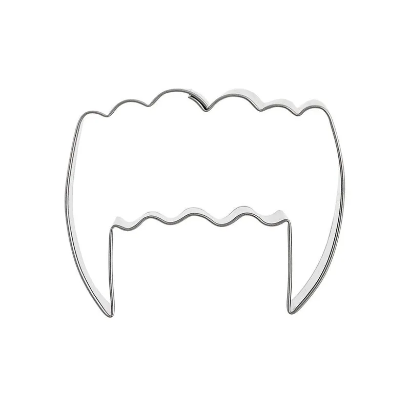 Wykrawacz Do Ciastek Metalowy Zęby Wampira 5,5 cm Solidny Trwały MEBLIVA