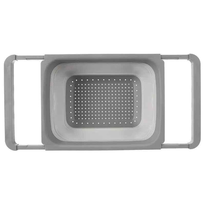 Cedzak Silikonowy Składany 39 x 26,5 cm Do Zlewu 5,5 l Z Uchwytami MEBLIVA