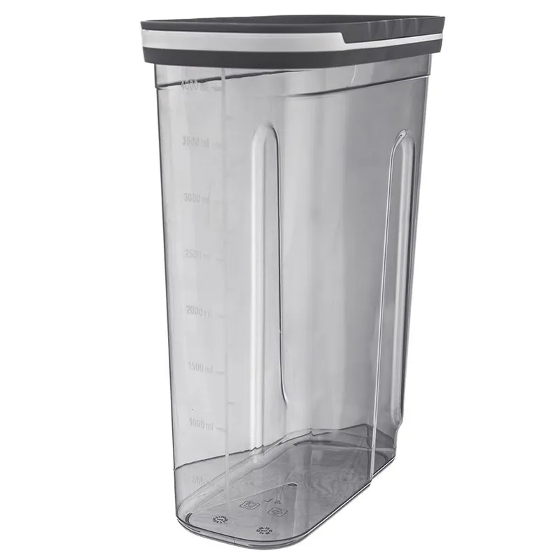 Pojemnik Na Produkty Sypkie Z Dozownikiem 4 l Miarka 21,5 x 11,5 MEBLIVA