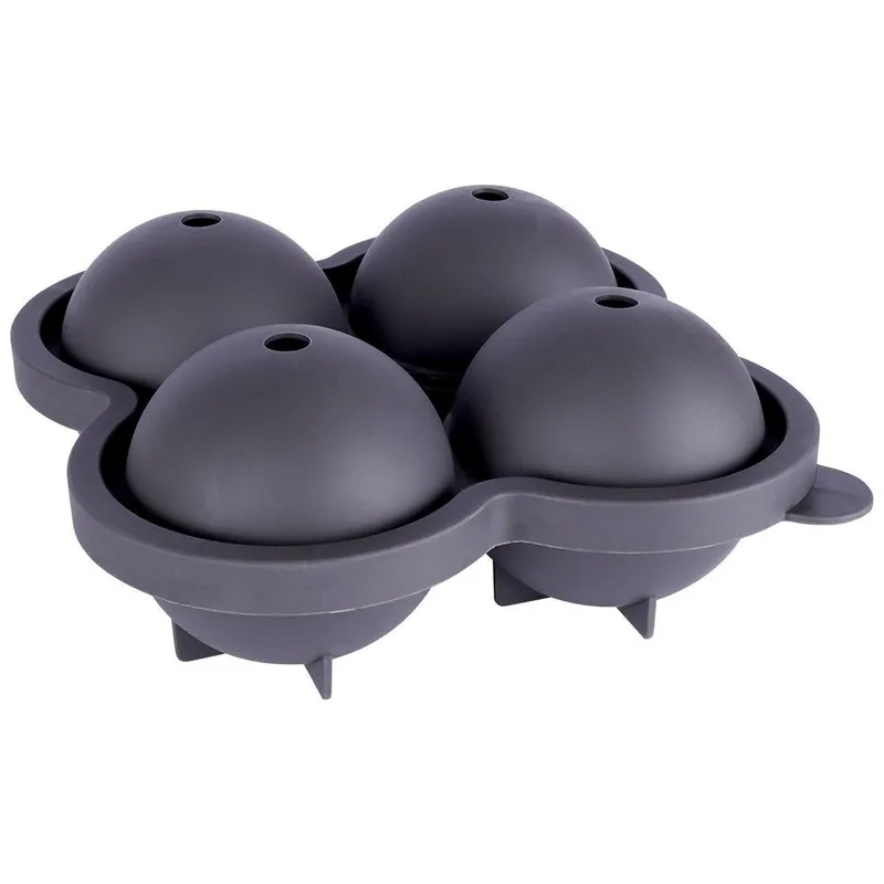 Forma Do Kostek Lodu EXCELLENT Kule 8 cm Silikonowa Na 4 szt. MEBLIVA