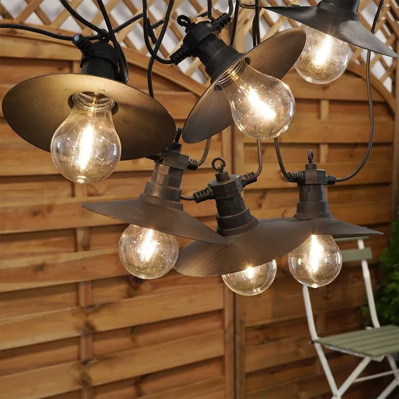 Girlanda Ogrodowa Żarówki Lampki Ozdobne LED 5,5 m 6 szt. GARDIVA