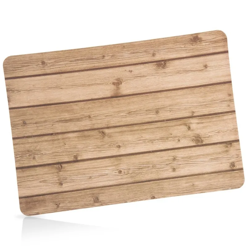 Podkładka Na Stół Wzór Deska Jasna 43 x 30 cm Mata PCV MEBLIVA