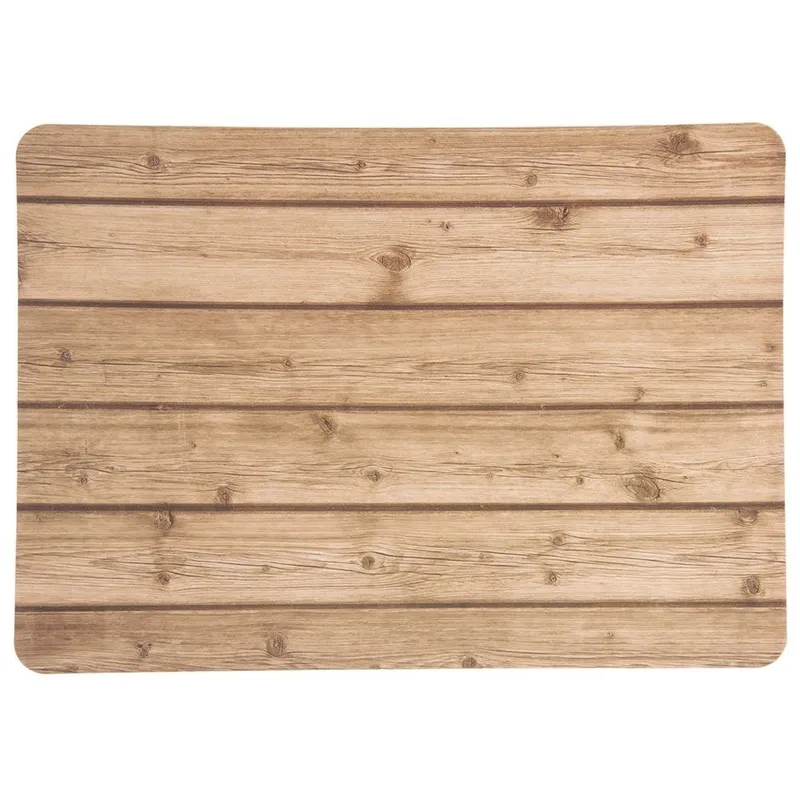 Podkładka Na Stół Wzór Deska Jasna 43 x 30 cm Mata PCV MEBLIVA