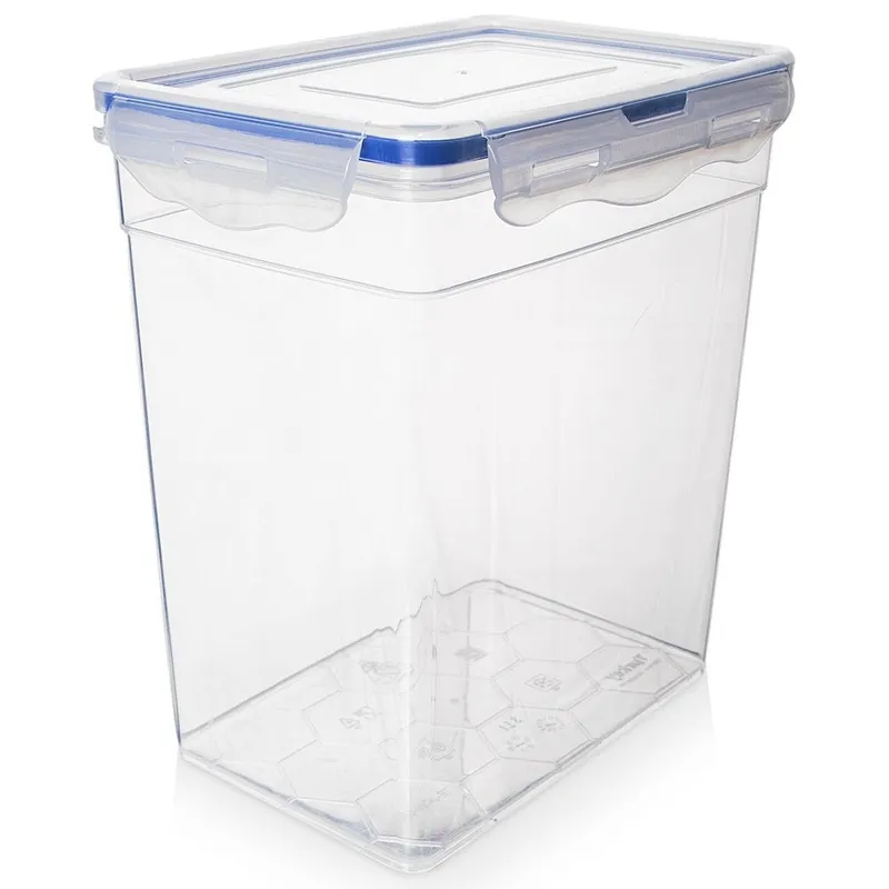 Pojemnik Na Żywność Sypką 3 l Szczelny Piętrowany 20,5 x 18,5 cm MEBLIVA