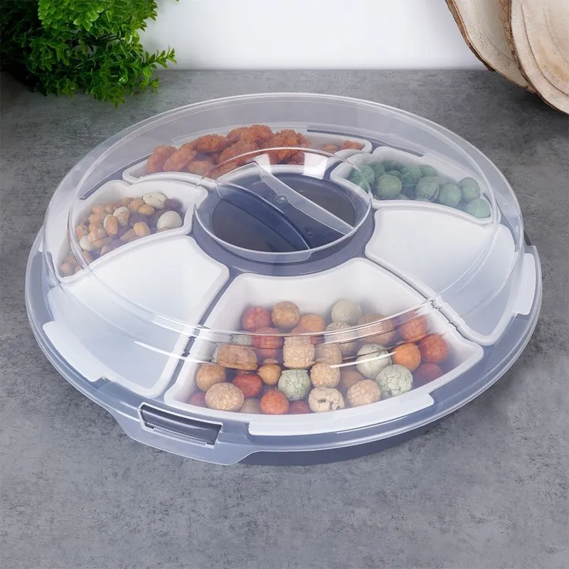 Pojemnik Na Przekąski Do Serwowania Z Pokrywą EXCELLENT HOUSEWARE MEBLIVA
