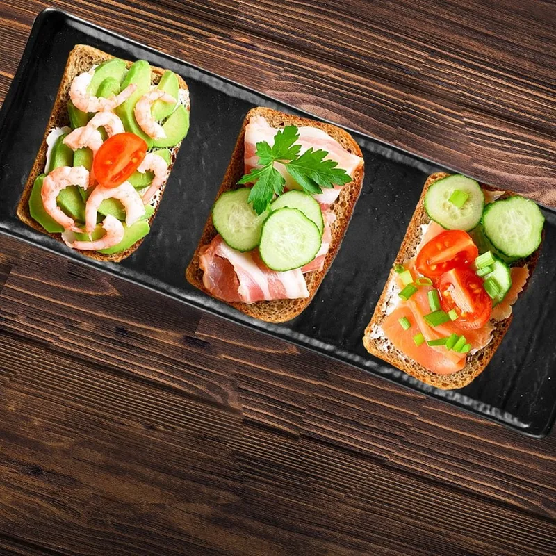 Taca Do Serwowania Ceramiczna 33,5x12 cm MEBLIVA