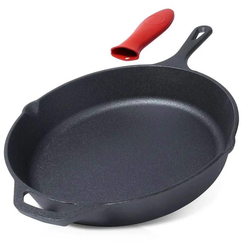 Patelnia Indukcja Gaz Do Grillowania Żeliwna Solidna Trwała 28x28 GARDIVA