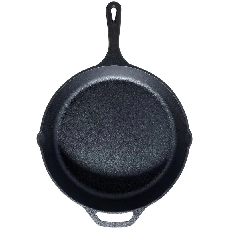 Patelnia Indukcja Gaz Do Grillowania Żeliwna Solidna Trwała 28x28 GARDIVA