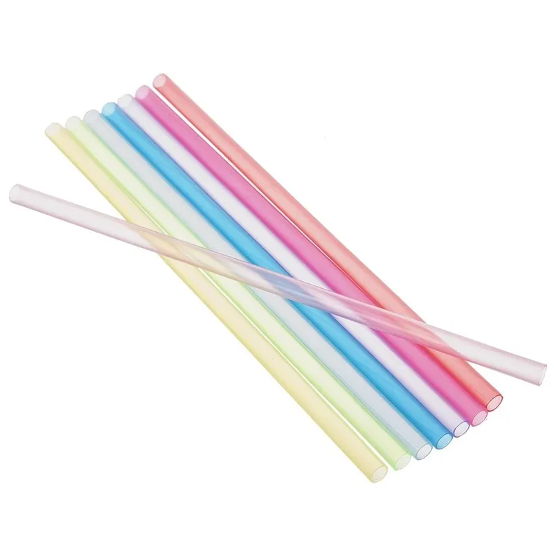 Słomki Do Napojów Kolorowe Zestaw 50 szt. Wielorazowe 22 cm MEBLIVA