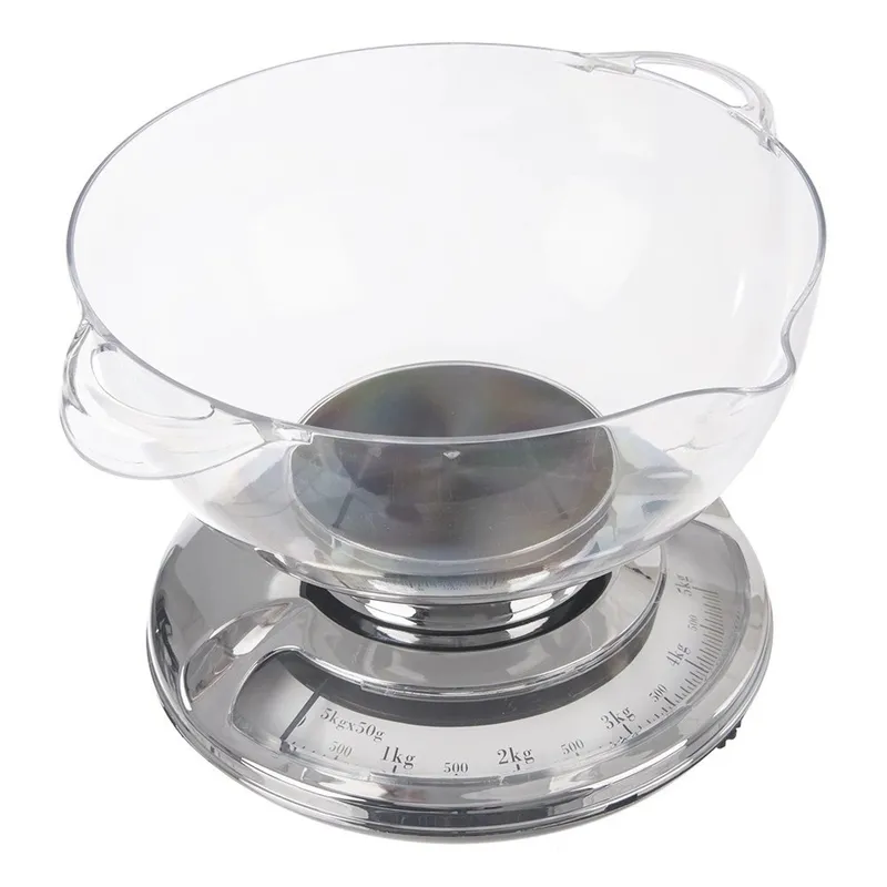 Waga Kuchenna Mechaniczna Z Misą 5 kg Bez Baterii 2,2 l MEBLIVA