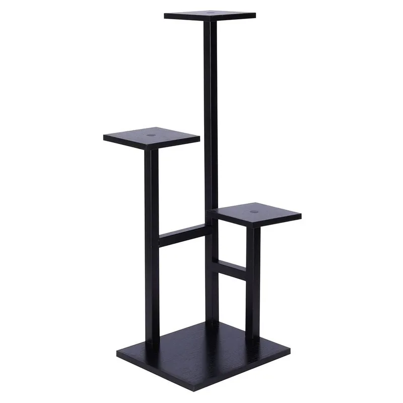 Kwietnik Stojak Na Kwiaty 4-POZIOMOWY Kaskada Metalowy Loft 84 cm GARDIVA