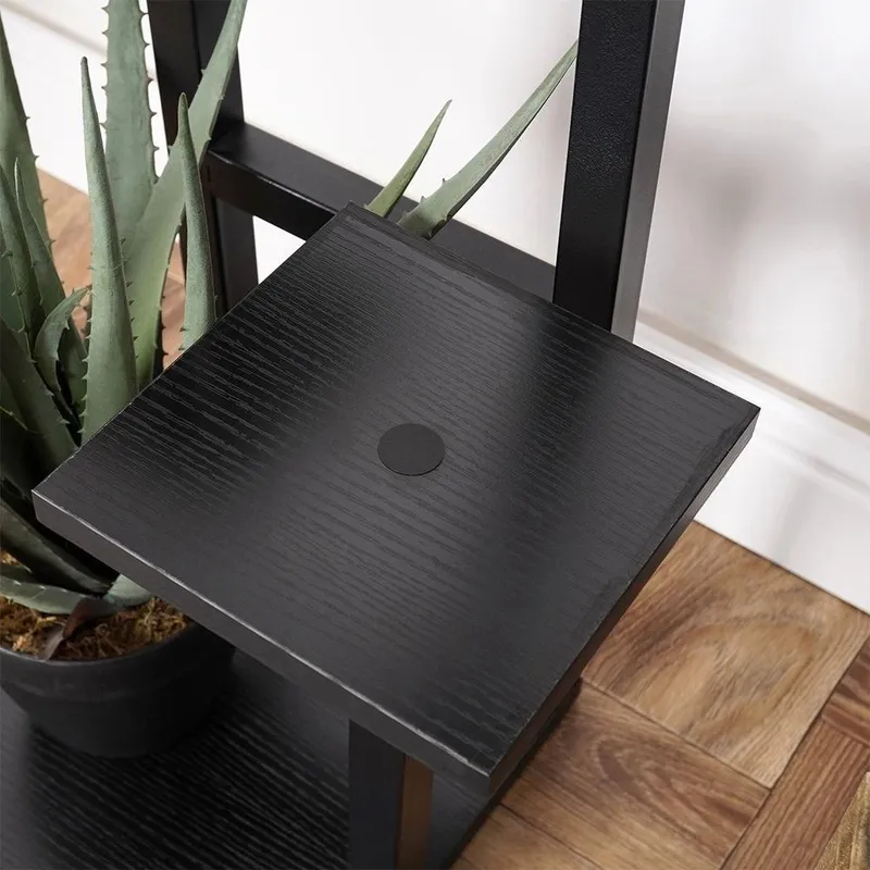 Kwietnik Stojak Na Kwiaty 4-POZIOMOWY Kaskada Metalowy Loft 84 cm GARDIVA