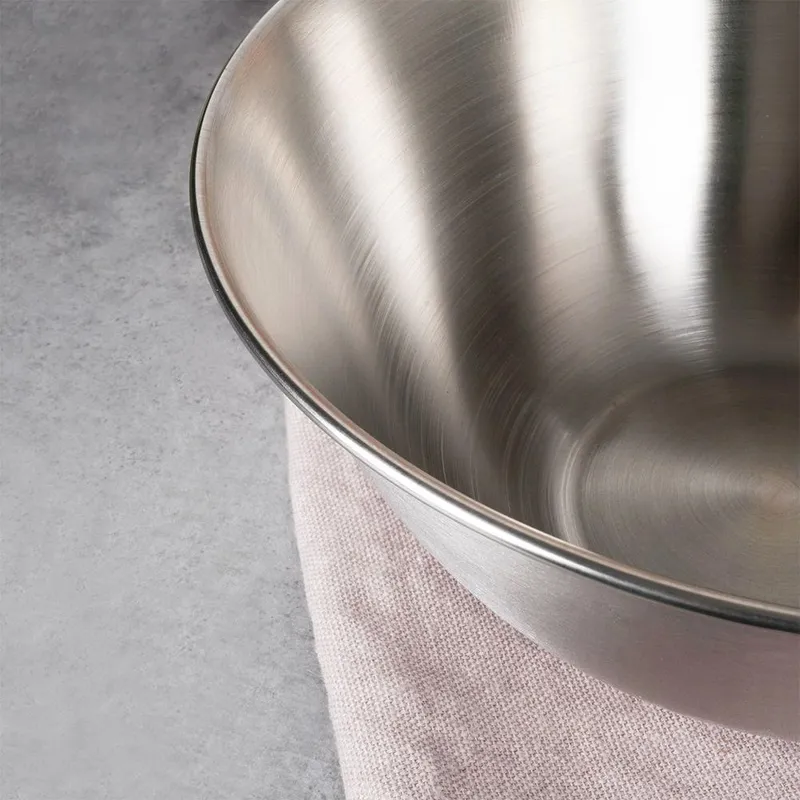 Miska Kuchenna Stal Nierdzewna 21,5 cm 1,9 l Do Zmywarki MEBLIVA