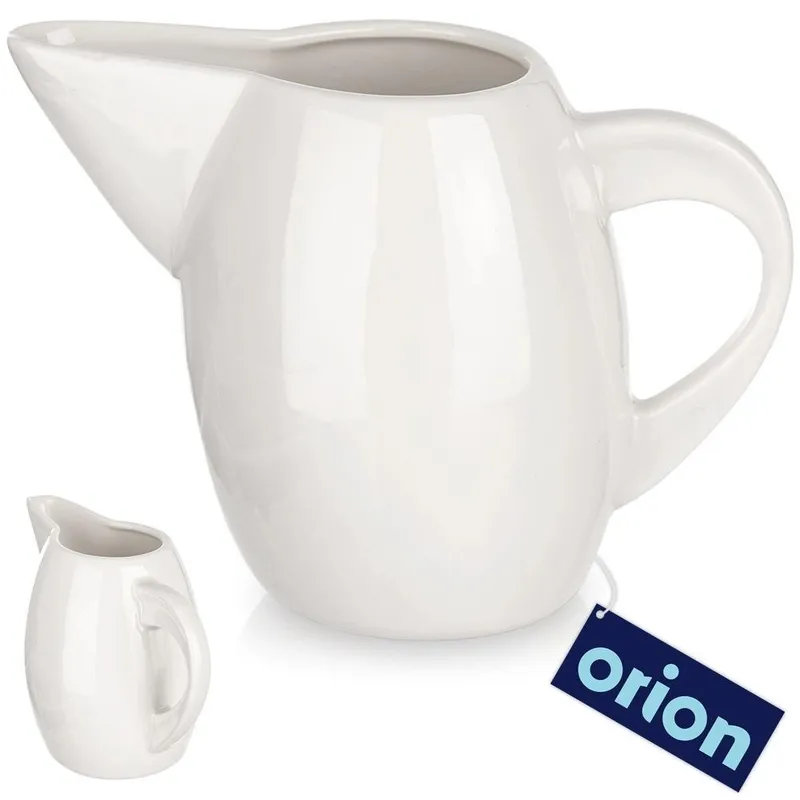 Mlecznik Porcelanowy MONA MUSICA 200 ml Do Zmywarki MEBLIVA - Biały