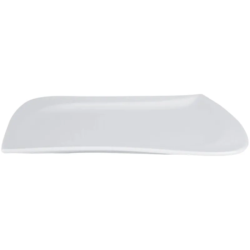 Talerz Obiadowy Płytki Porcelanowy Dekoracyjny Ozdobny 25 x 25 cm MEBLIVA