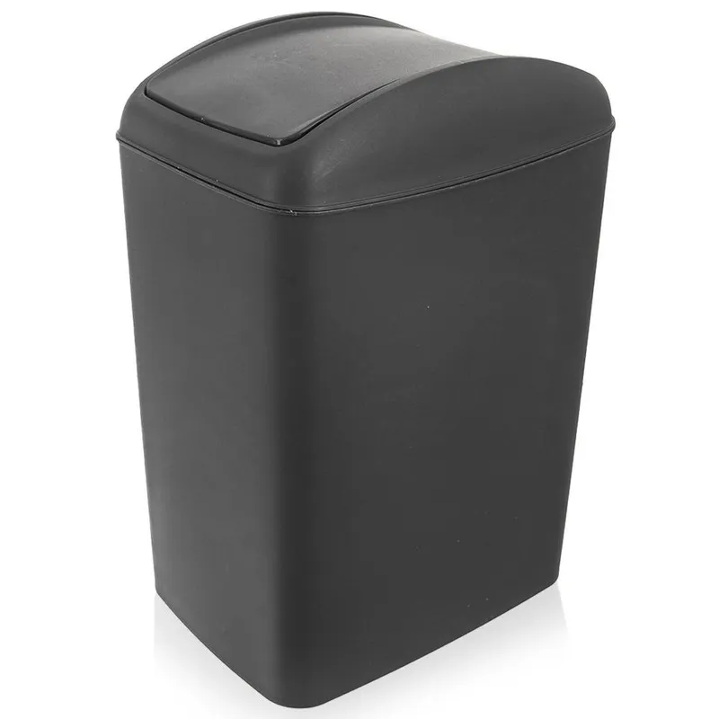 Kosz Na Śmieci Odpady Kompostownik Z Klapką Plastikowy 40 l GARDIVA - Szary