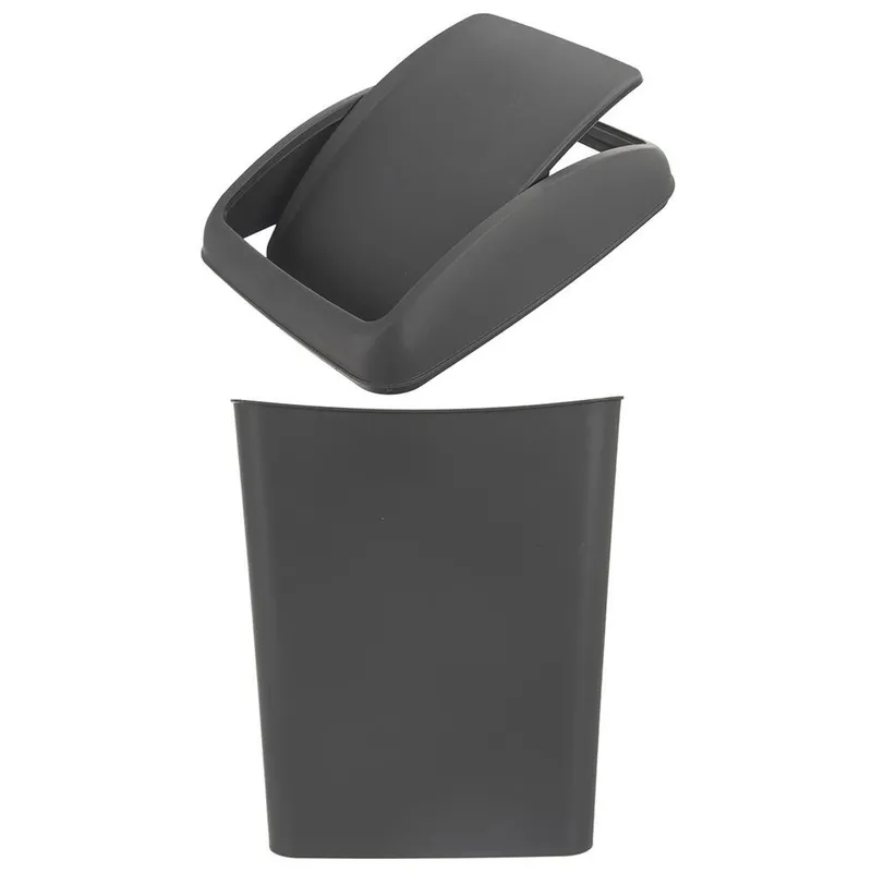 Kosz Na Śmieci Odpady Kompostownik Z Klapką Plastikowy 40 l GARDIVA - Szary