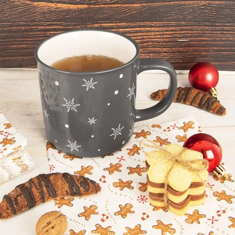 Kubek Ceramiczny 500 ml Łatwy W Czyszczeniu I Pojemny Uniwersalny MEBLIVA