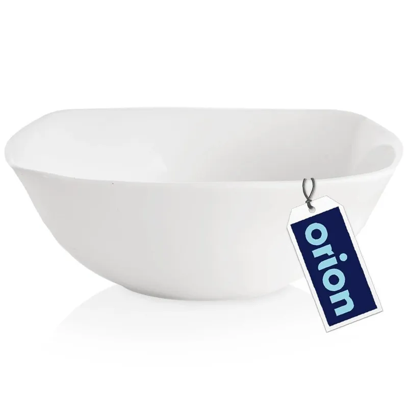 Miseczka Szklana LUNA 15 cm 400 ml Do Zmywarki I Mikrofali MEBLIVA - Biała