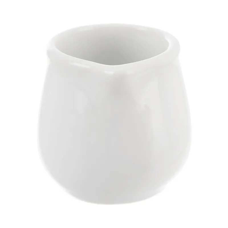 Mlecznik Porcelanowy MONA 4X4 cm, 20 ml 6 szt. MEBLIVA - Biały