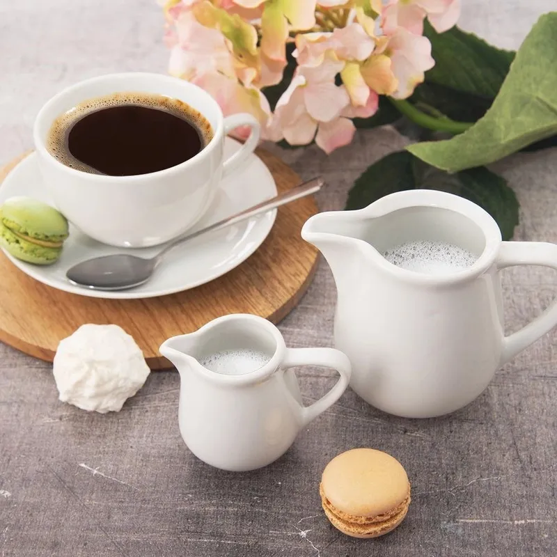 Mlecznik Porcelanowy MONA 80 ml MEBLIVA - Biały