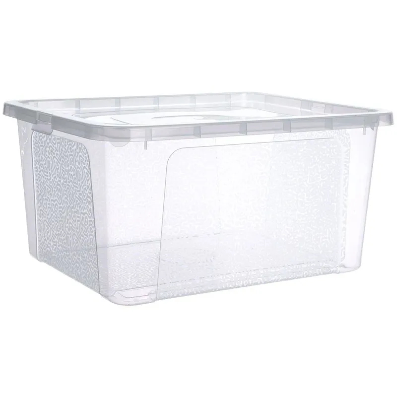 Pojemnik Do Przechowywania Z Pokrywką 20 l Organizer 40 x 33 x 20 MEBLIVA