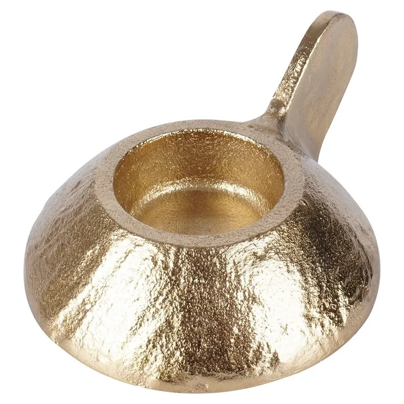 Świecznik Na Tealight Aluminium HOME STYLING COLLECTION MEBLIVA - Złoty