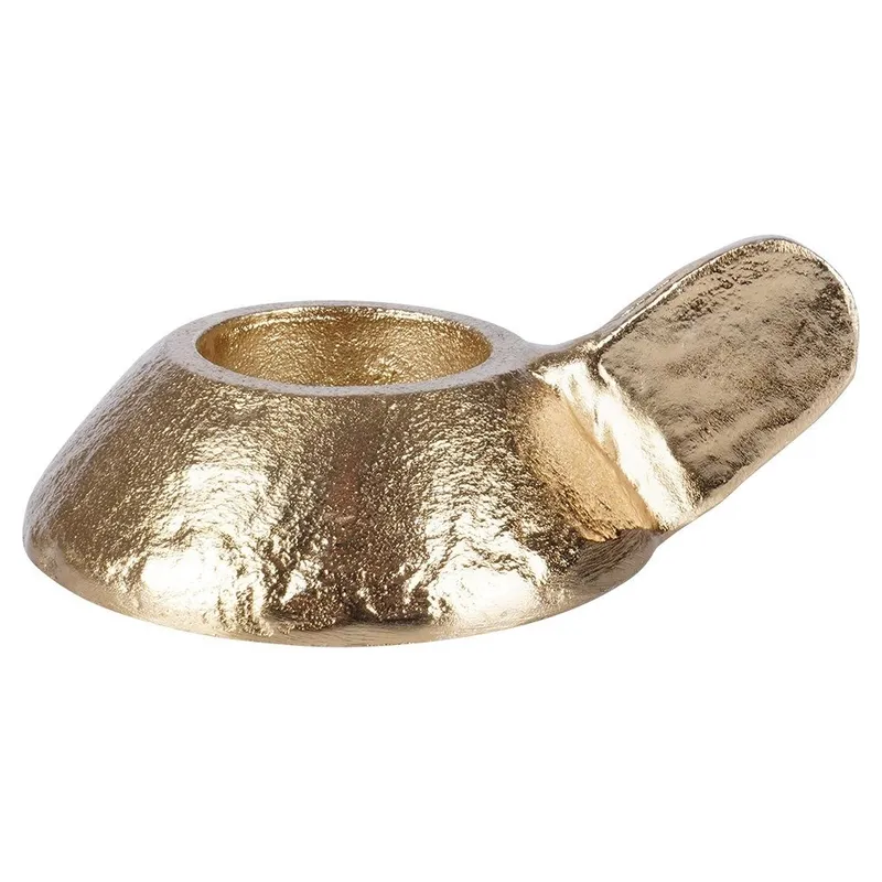 Świecznik Na Tealight Aluminium HOME STYLING COLLECTION MEBLIVA - Złoty