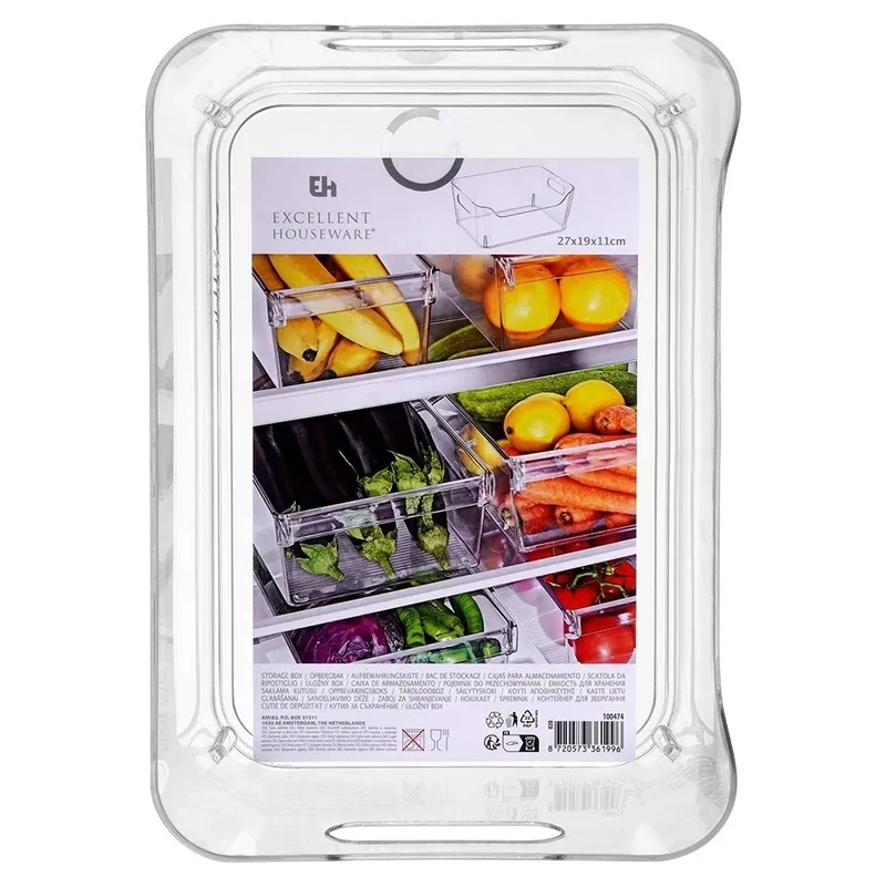 Organizer Do Lodówki 27 x 19 x 11,5 cm Przezroczyste EXCELLENT MEBLIVA