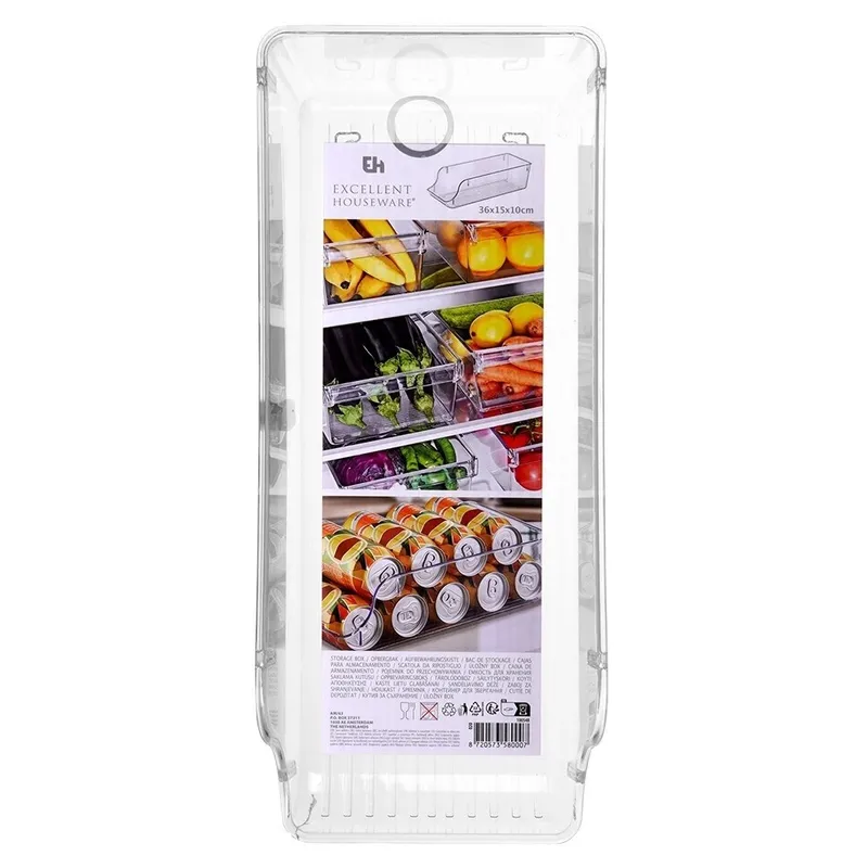 Organizer Do Lodówki 35 x 14 x 10 cm Przezroczyste EXCELLENT MEBLIVA